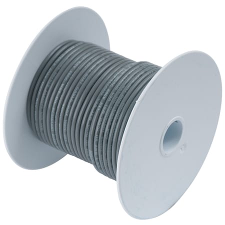 Ancor Primary Wire, Marine, 16 AWG, 1C C, Gray, Vinyl, Stranded, 600V, 100 ft. 102410